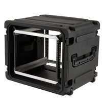 SKB 3SKB-R08U20W 20 Inch Deep Roto Shockmount Rolling Rack Case 8U