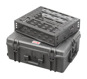 A-RACK2U-MAX620H250 19” shock mount rack case 2U