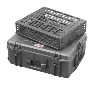 A-RACK2U-MAX620H250TR 19” shock mount rack case 2U