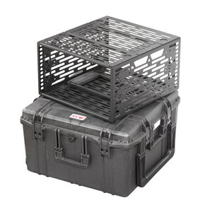 A-RACK4U-MAX615TR 19” Shock Mount Rack Case 4U with Telescopic Handle