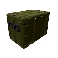 Peli Min Mac Rack 12U Shock Rack MR12U-40/610/100 with Wheels