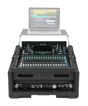 SKB 1SKB-R102W SKB 10U x 2U Roto Rack/Mixer Console